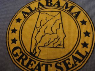 Alabama Seal mats at the state capitol
