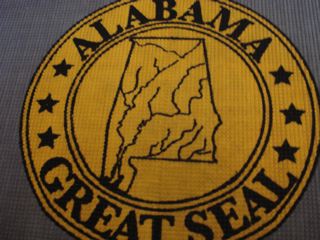Alabama State Seal - Mats at the Alabama Capitol Building Alabama Seal mats at the state capitol